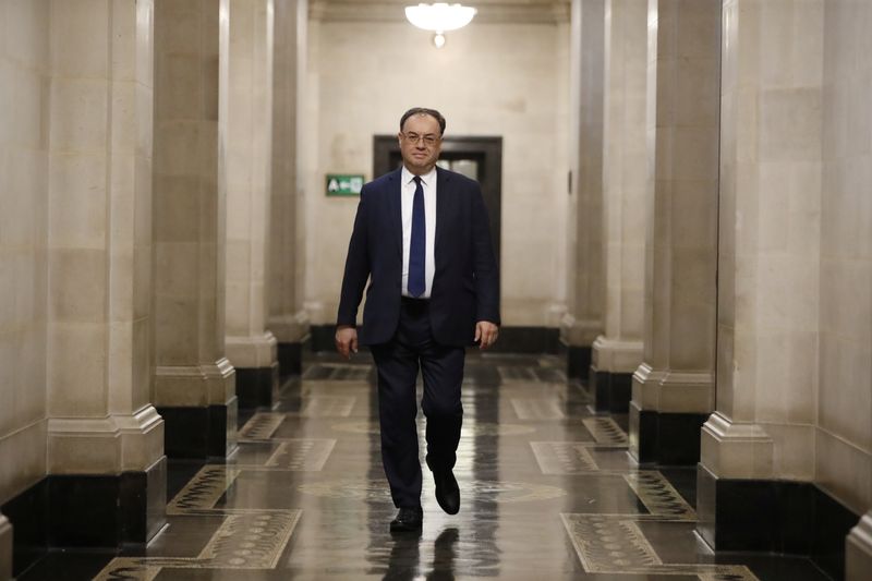 &copy; Reuters. Presidente do banco central britânico, Andrew Bailey