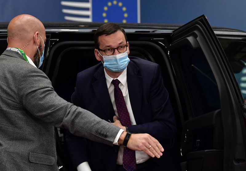 &copy; Reuters. رئيس وزراء بولندا: لا توافق في محادثات الاتحاد الأوروبي على صندوق الانعاش الاقتصادي