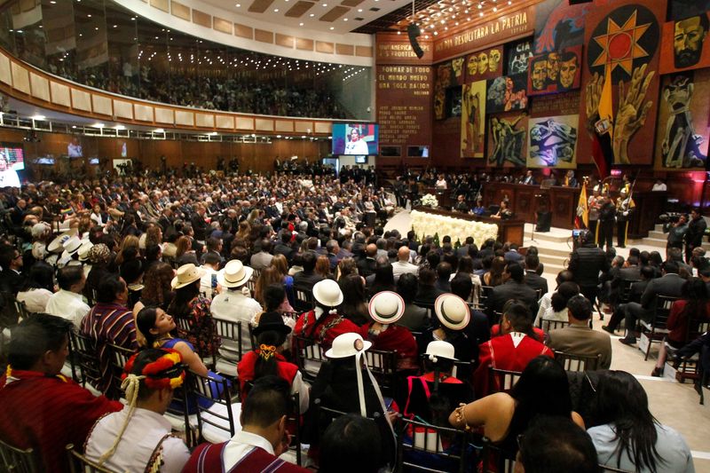 &copy; Reuters. La Asamblea Nacional de Ecuador en Quito. Imagen de archivo