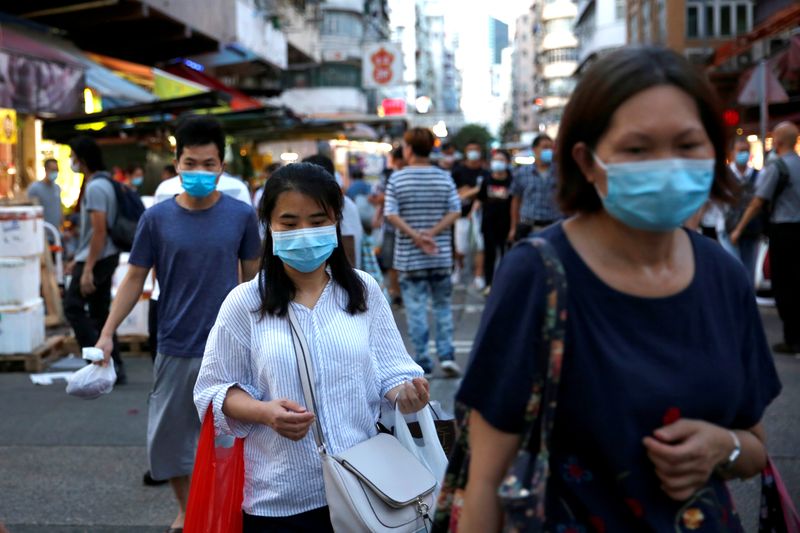 &copy; Reuters. The coronavirus disease (COVID-19) outbreak at Sham Shui Po district, in Hong Kong