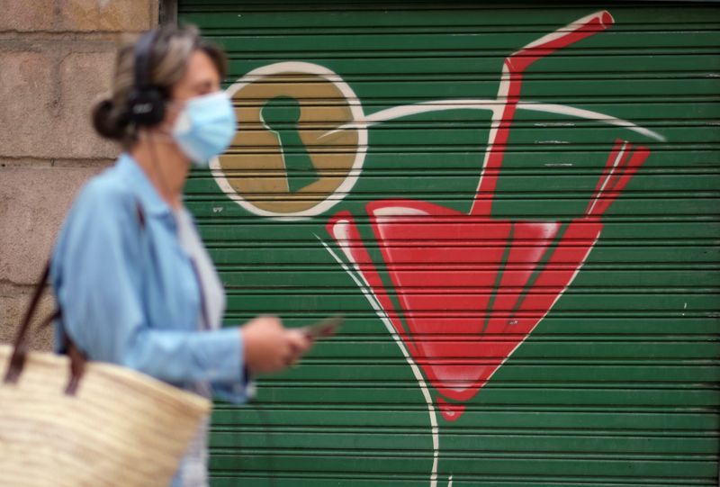 &copy; Reuters. Spread of the coronavirus disease (COVID-19) in Barcelona