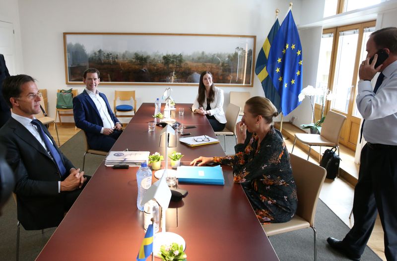 © Reuters. EU leaders summit in Brussels