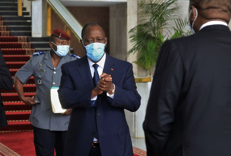 &copy; Reuters. الحزب الحاكم في ساحل العاج: طلبنا من الرئيس واتارا الترشح مجددا