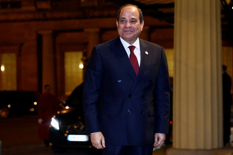 &copy; Reuters. الرئاسة المصرية: السيسي بحث مع ترامب ملفي ليبيا وسد النهضة الإثيوبي