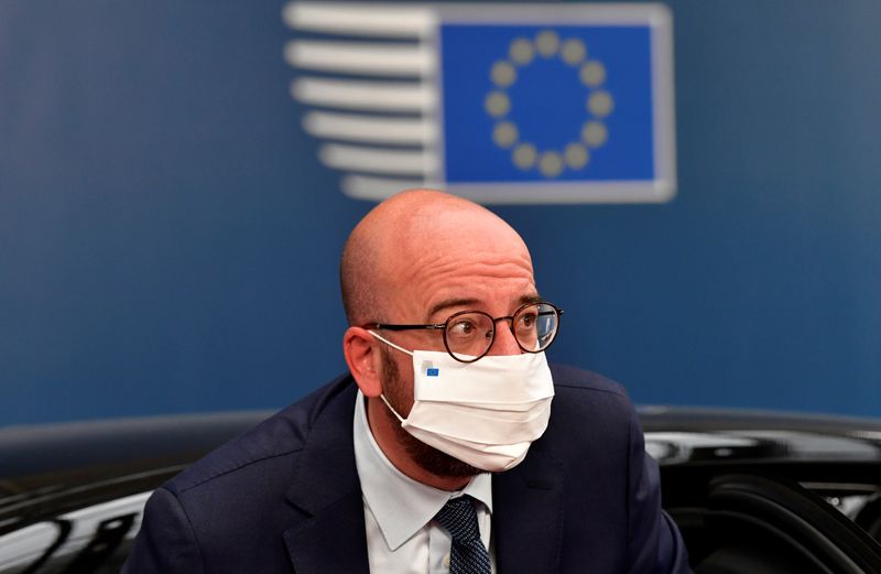 © Reuters. تأجيل موعد بداية المحادثات بشأن صندوق التعافي والميزانية في اليوم الرابع لقمة الاتحاد الأوروبي