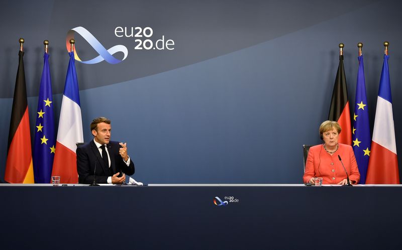 © Reuters. EU leaders summit on virus recovery package