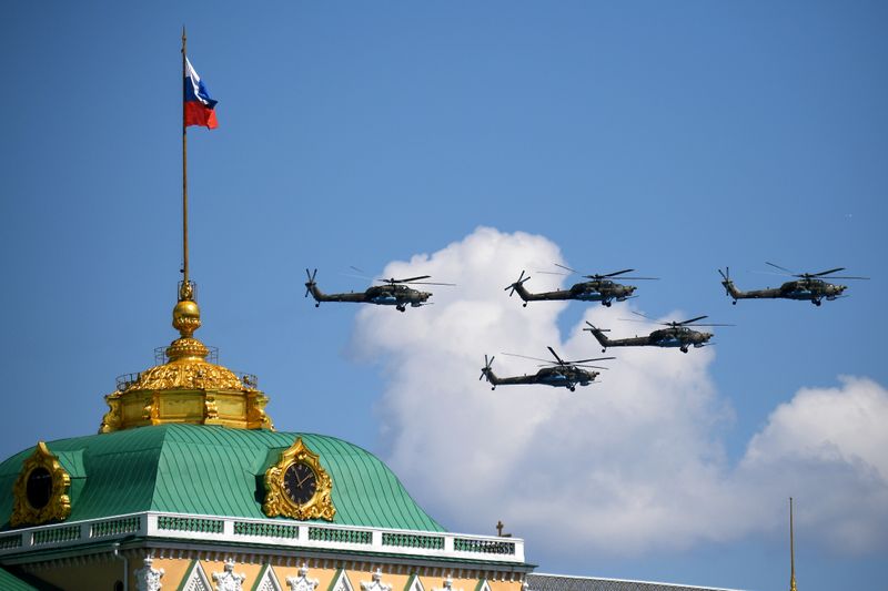 &copy; Reuters. Victory Day Parade in Moscow