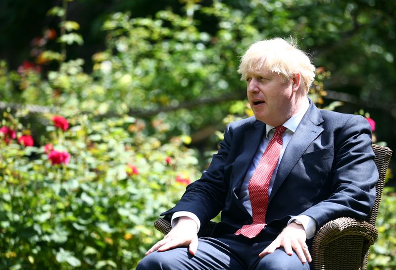 &copy; Reuters. Premiê britânico, Boris Johnson