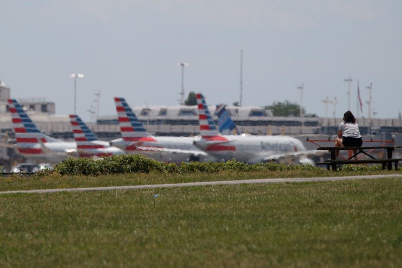 &copy; Reuters. United Airlines announces regional layoffs due to the coronavirus (COVID-19) outbreak, in Virginia