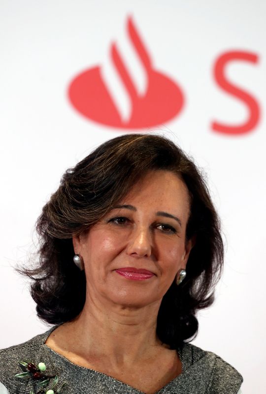 &copy; Reuters. Presidente do conselho de administração do Santander, Ana Botín