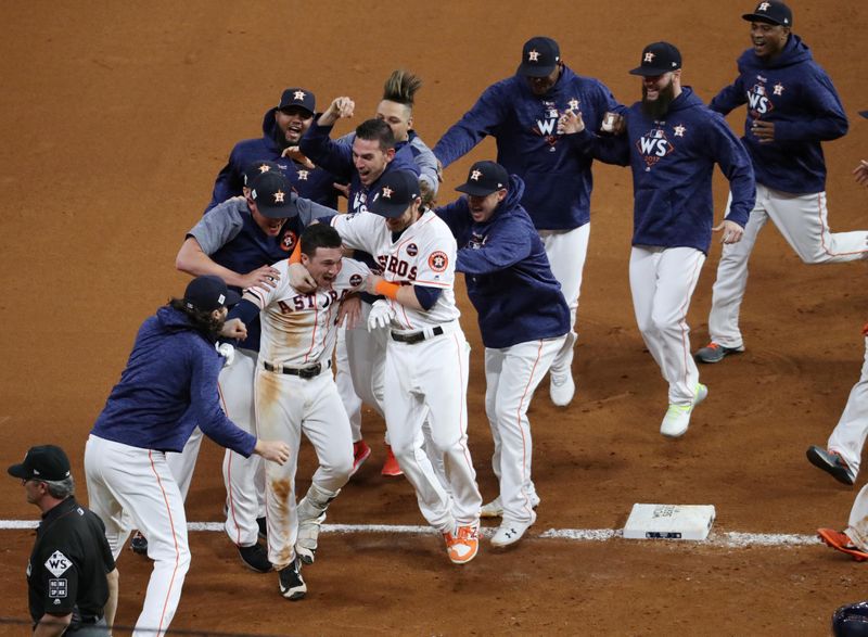 &copy; Reuters. FILE PHOTO: MLB: World Series-Los Angeles Dodgers at Houston Astros