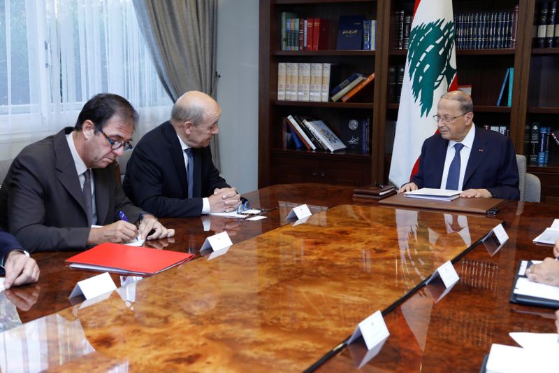 &copy; Reuters. وزير خارجية فرنسا يبدأ زيارة للبنان