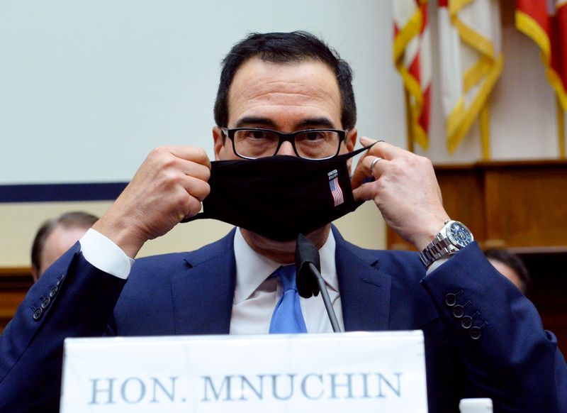&copy; Reuters. Secretário do Tesouro dos Estados Unidos, Steven Mnuchin