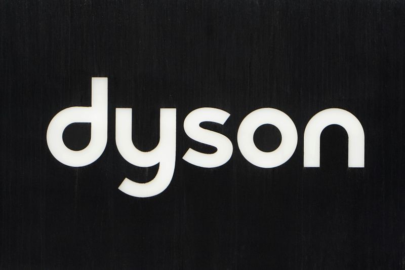 &copy; Reuters. A Dyson logo is seen on 5th Ave in New York