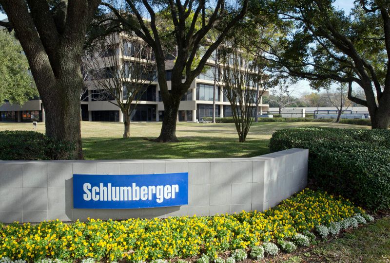 &copy; Reuters. The exterior of a Schlumberger Corporation building is pictured in West Houston
