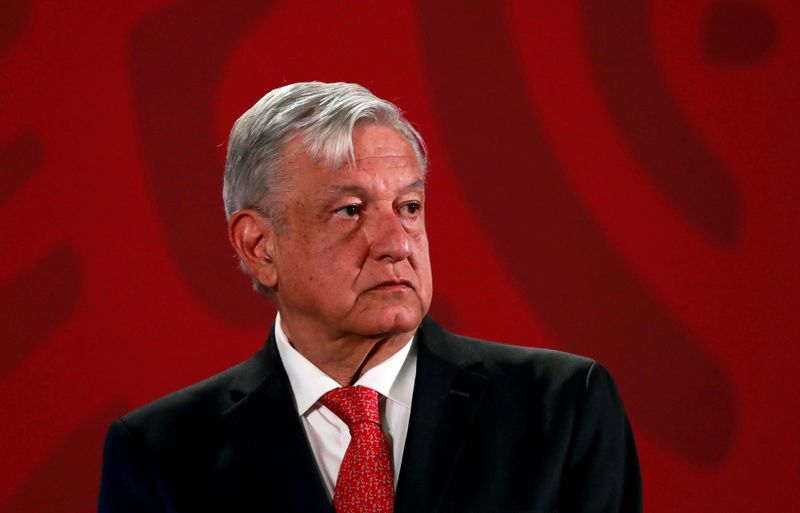 © Reuters. FILE PHOTO: Mexico's President Obrador holds a news conference in Mexico City