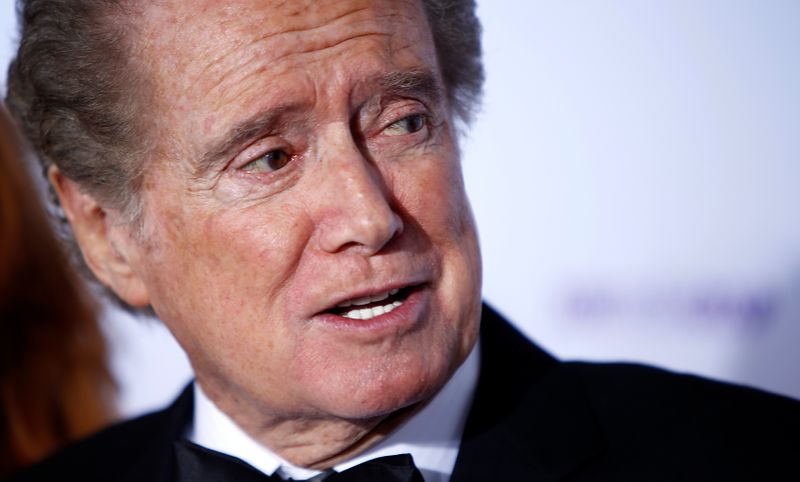 &copy; Reuters. TV personality Regis Philbin arrives for the International Emmy Awards in New York