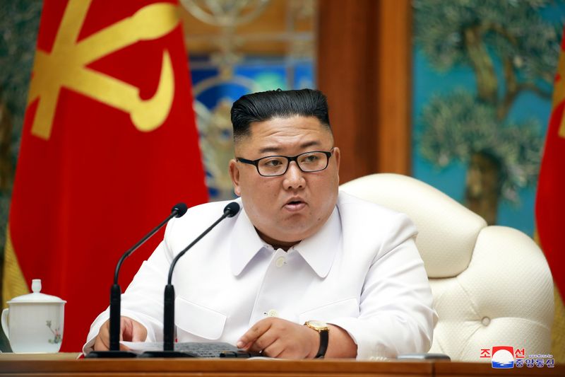 © Reuters. Emergency meeting of Political Bureau of WPK Central Committee