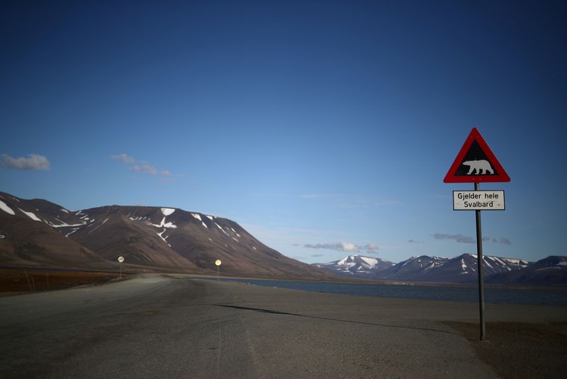 &copy; Reuters. RECORD DE CHALEUR SUR L&apos;ARCHIPEL DE SVALBARD, DANS L&apos;ARCTIQUE