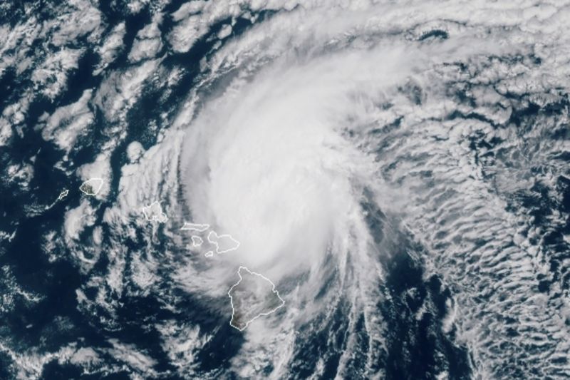 &copy; Reuters. Satellite image of Hurricane Douglas