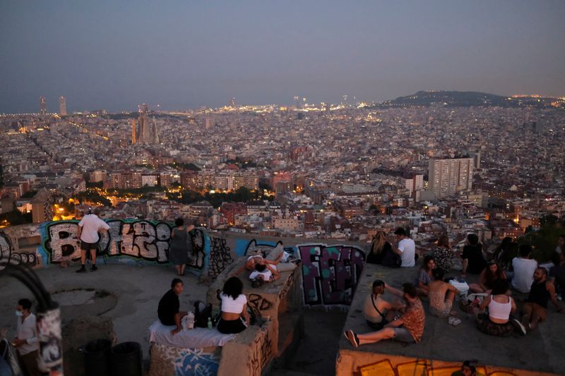 © Reuters. The spread of the coronavirus disease (COVID-19) in Barcelona