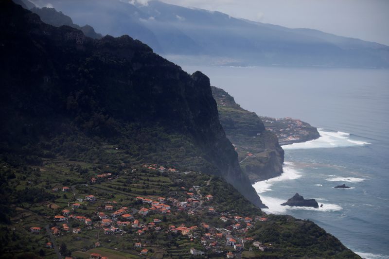 &copy; Reuters. A general view shows the small village of Arco de Sao Jorge on Madeira&apos;s North coast