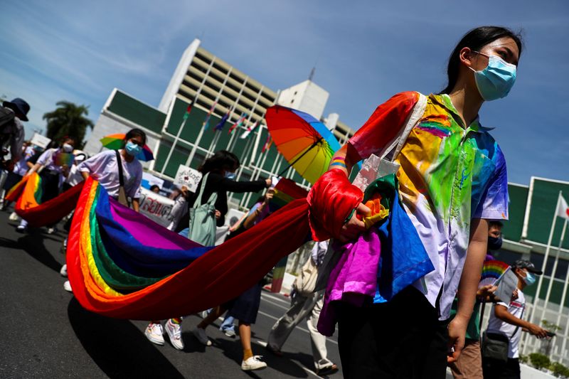 &copy; Reuters. A rally for gender rights in Bangkok