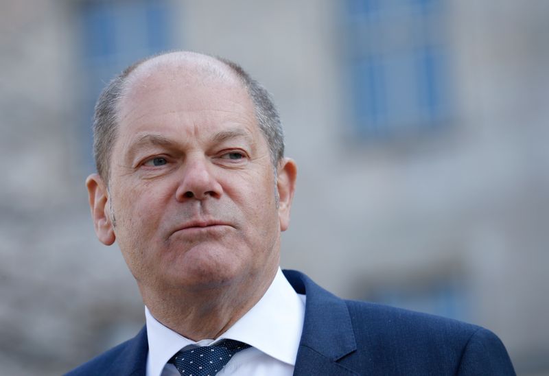 © Reuters. FOTO DE ARCHIVO: Ministro Federal de Hacienda, Olaf Scholz