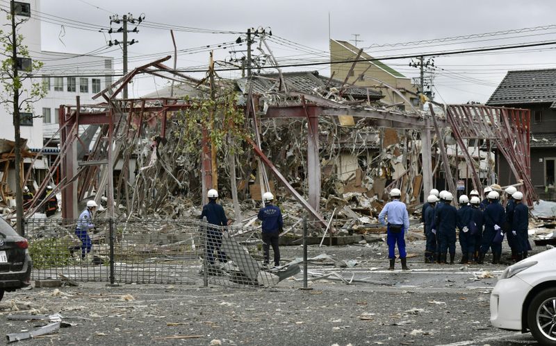 &copy; Reuters. مقتل شخص وإصابة 10 في انفجار مطعم باليابان