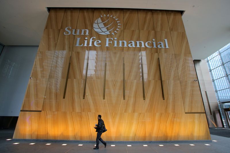 &copy; Reuters. The Sun Life Financial logo is seen at their corporate headquarters in Toronto