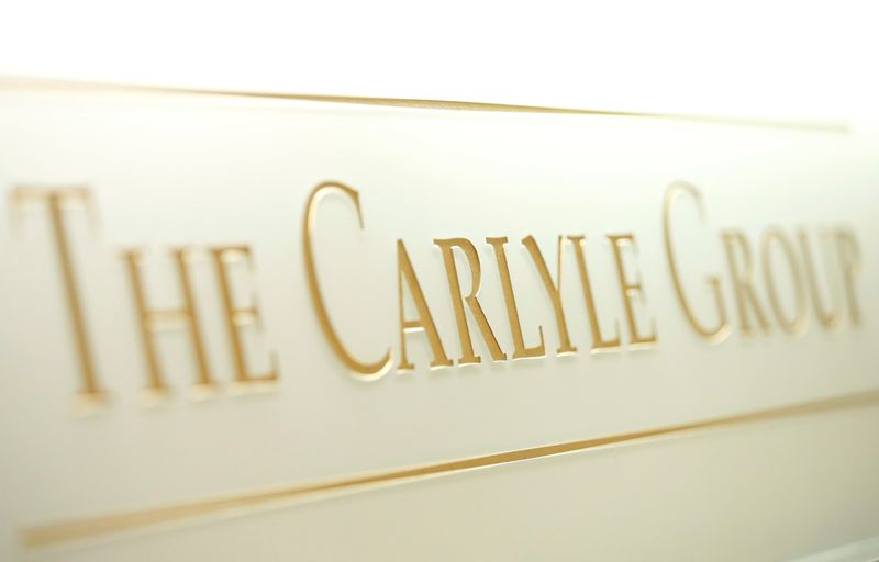 &copy; Reuters. The logo of The Carlyle Group is displayed at the company&apos;s office in Tokyo