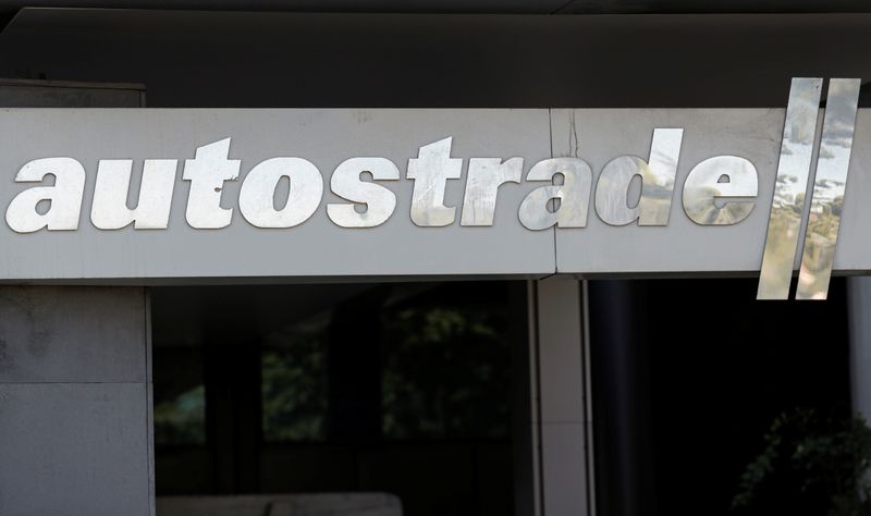 &copy; Reuters. FILE PHOTO:  A view of the Autostrade per l&apos;Italia headquarters