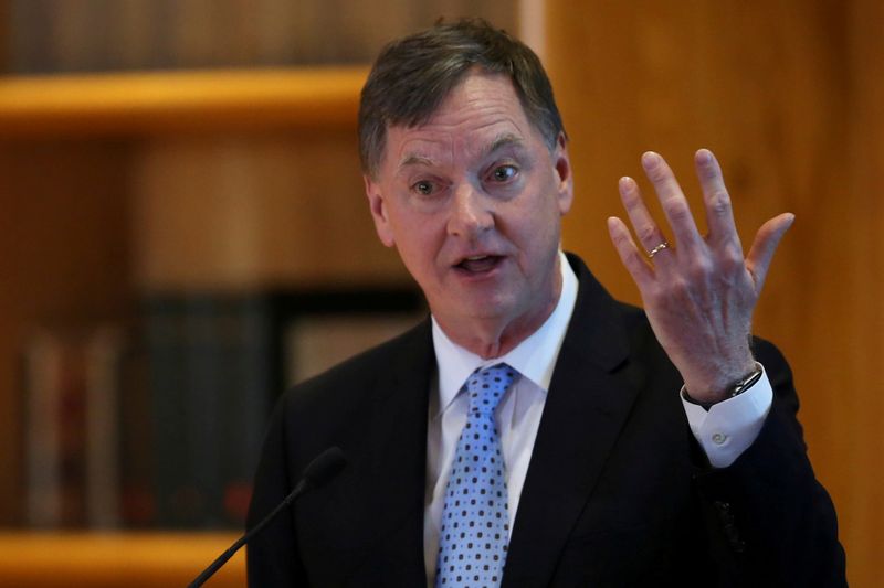 &copy; Reuters. FILE PHOTO: Chicago Federal Reserve Bank President Charles Evans speaks during the Global Interdependence Center Members Delegation Event in Mexico City