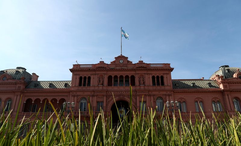 &copy; Reuters. Casa Rosada, palácio presidencial argentino, em Buenos Aires