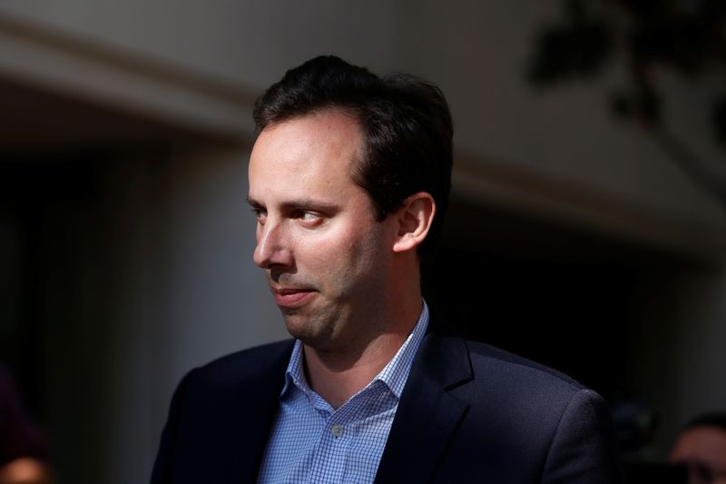 &copy; Reuters. Former Uber engineer Anthony Levandowski leaves the federal court after his arraignment hearing in San Jose
