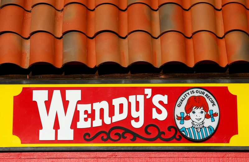 &copy; Reuters. A Wendy&apos;s sign and logo are shown at one of the company&apos;s restaurant in Encinitas, California
