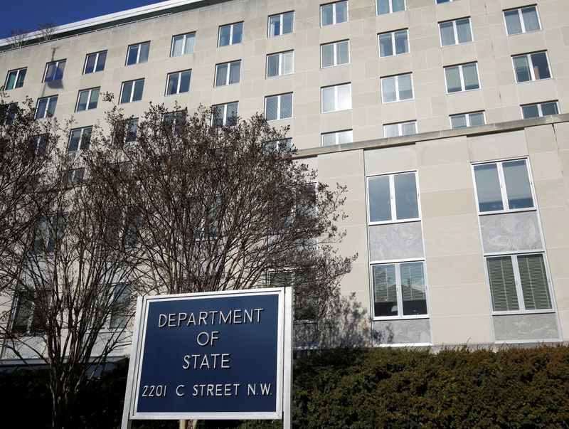 © Reuters. The State Department Building is pictured in Washington