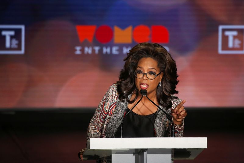 &copy; Reuters. Oprah Winfrey takes part in the Women In The World Summit in New York