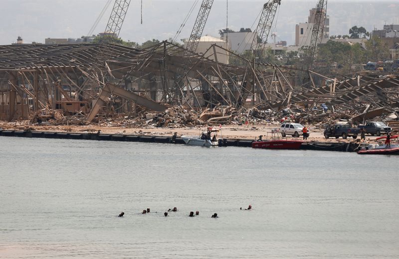 &copy; Reuters. محللون يقدرون خسائر انفجار بيروت المؤمن عليها بنحو 3 مليارات دولار