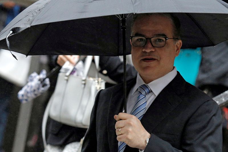 &copy; Reuters. FILE PHOTO: Yani Rosenthal exits the Manhattan U.S. District Courthouse in New York City