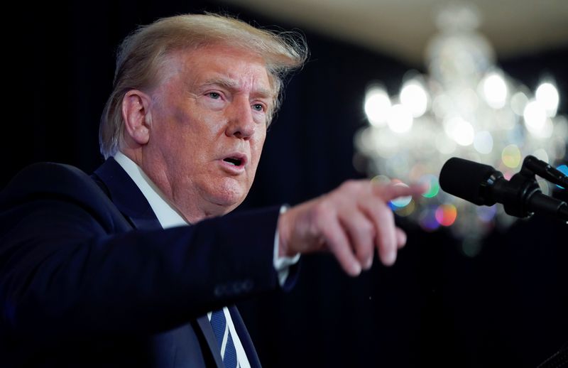 &copy; Reuters. U.S. President Trump holds a news conference at his golf resort in Bedminster, New Jersey