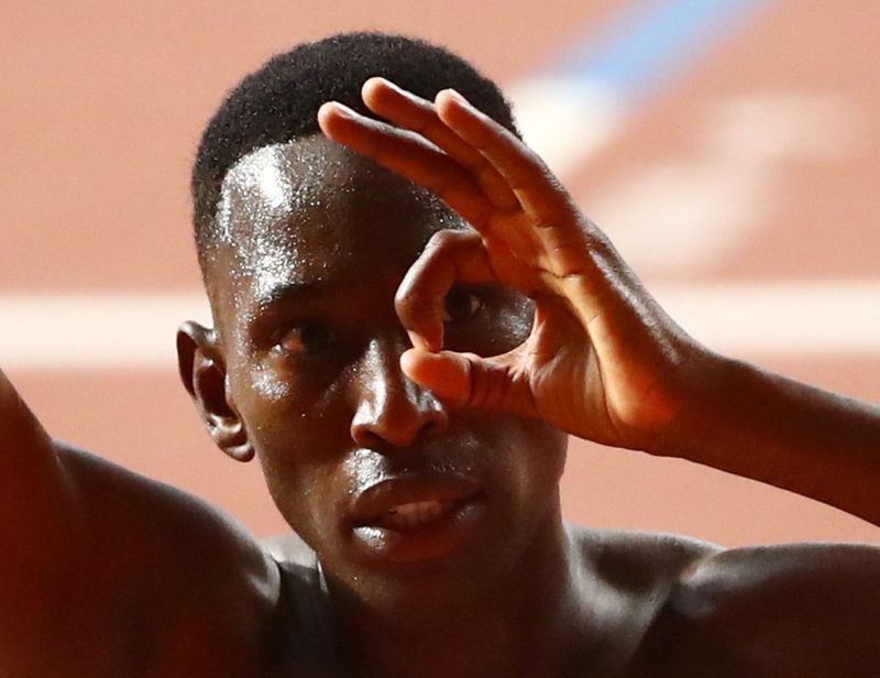 &copy; Reuters. كيبروتو يغيب عن لقاء موناكو لألعاب القوى لإصابته بكورونا