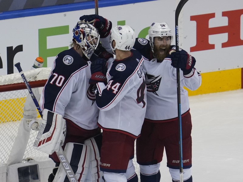 © Reuters. NHL: Calificaciones de la Conferencia Este - Columbus Blue Jackets en Toronto Maple Leafs