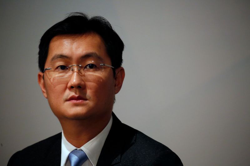 &copy; Reuters. FOTO DE ARCHIVO: El presidente y consejero delegado de Tencent, Pony Ma Huateng, en Hong Kong