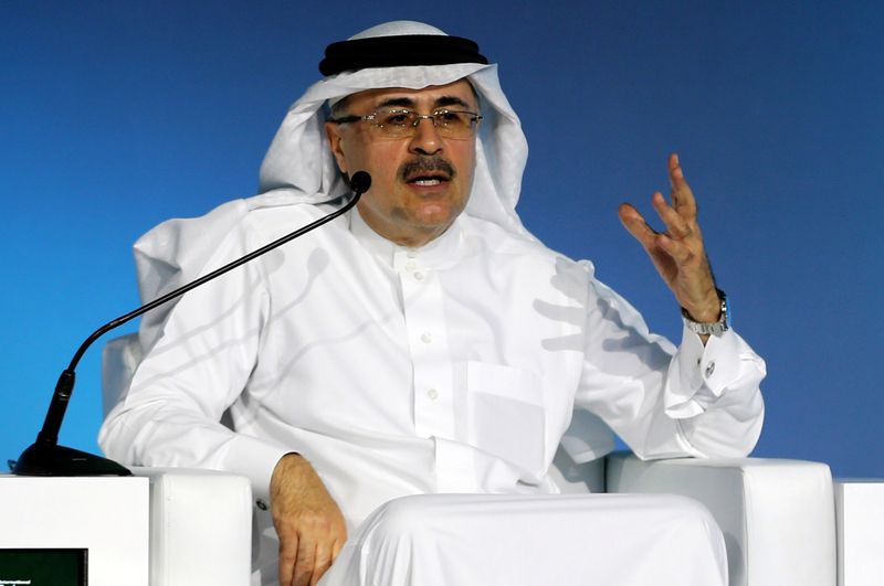 &copy; Reuters. الرئيس التنفيذي: أرامكو السعودية تمضي قدما في خطط لرفع طاقة إنتاج النفط