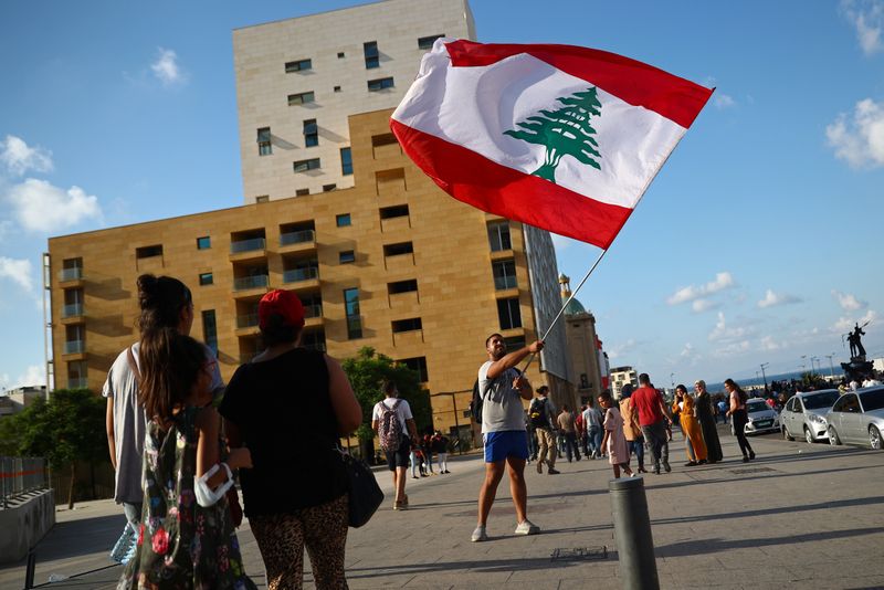 &copy; Reuters. Protestos em Beirute