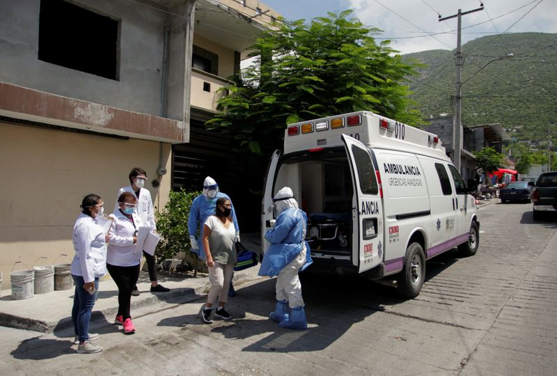 &copy; Reuters. Outbreak of the coronavirus disease (COVID-19) in Monterrey