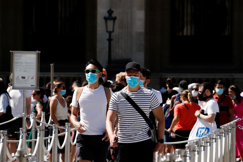 &copy; Reuters. CORONAVIRUS: LA FRANCE A ENREGISTRÉ PRÈS DE 1.400 CAS SUPPLÉMENTAIRES EN 24 HEURES