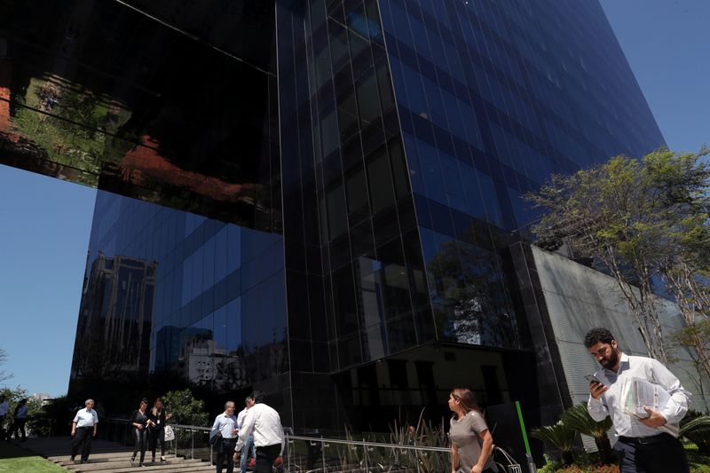 © Reuters. Edifício que sedia o banco BTG Pactual, em São Paulo