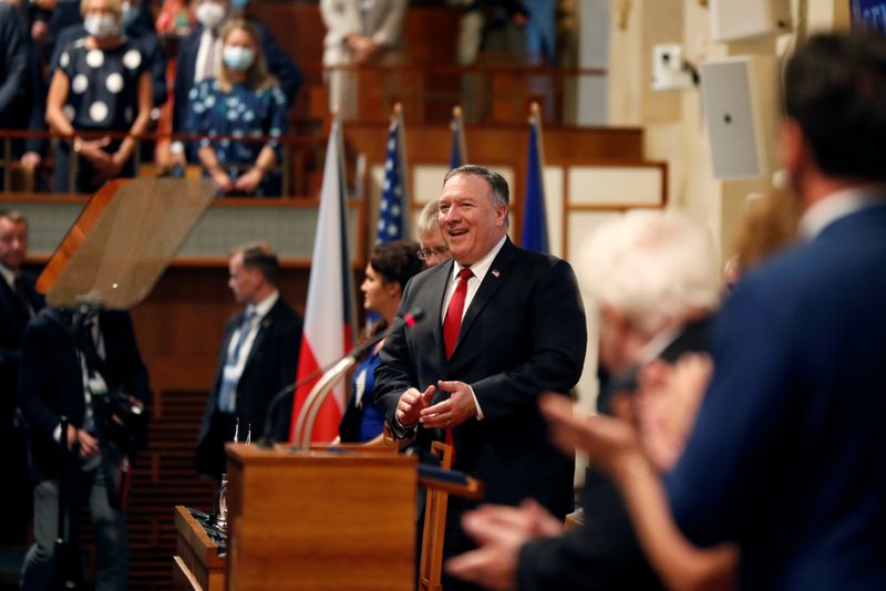 &copy; Reuters. U.S. Secretary of State Pompeo visits Prague